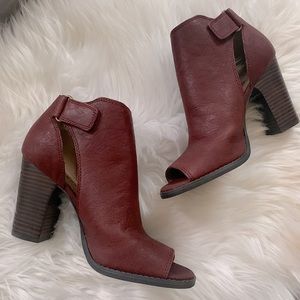 Lucky Brand Open Toed Booties